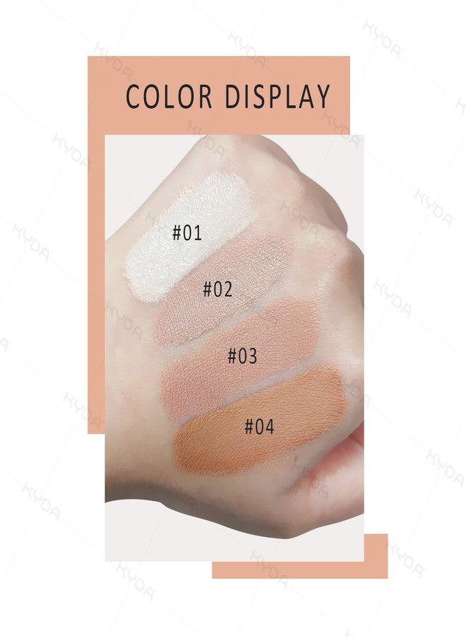 Ownest Mushroom Head Air Cushion BB Cream, Concealer Lasting Nude Makeup Moisturizing Pigment CC Liquid Foundation, Even Skin Tone Makeup Base Primer-Buff Beige - Image 5