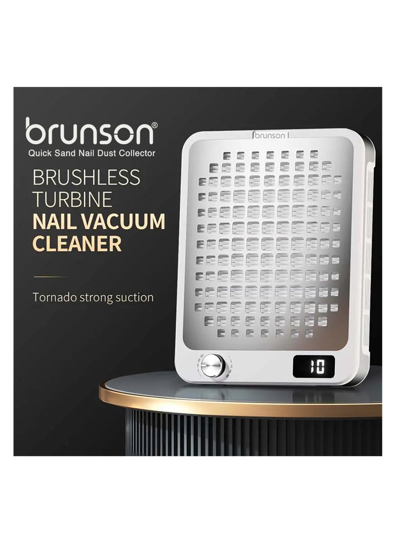 brunson 36W Low Noise Vacuum Cleaner Professional Nail Dust Collector Nail Salon Brushless Manicure Vacuum Cleaner  - Image 2