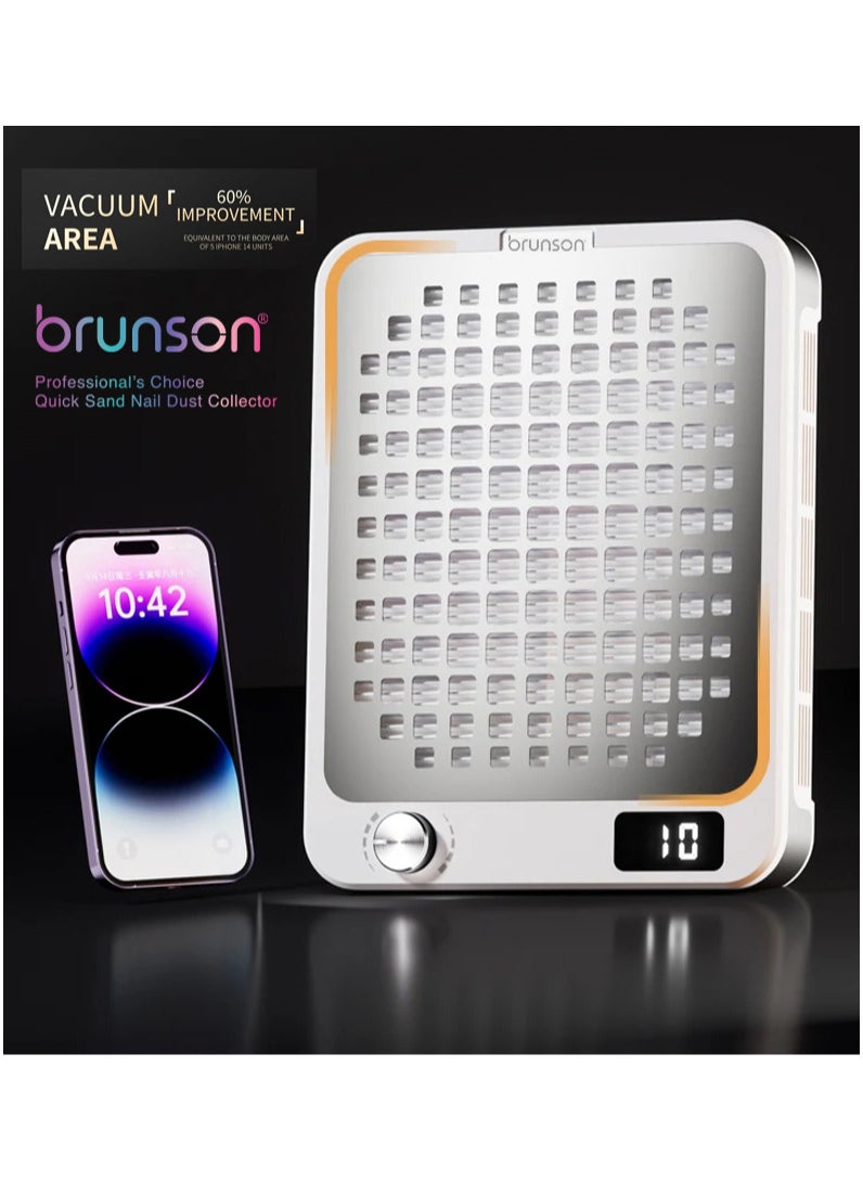 brunson 36W Low Noise Vacuum Cleaner Professional Nail Dust Collector Nail Salon Brushless Manicure Vacuum Cleaner  - Image 3