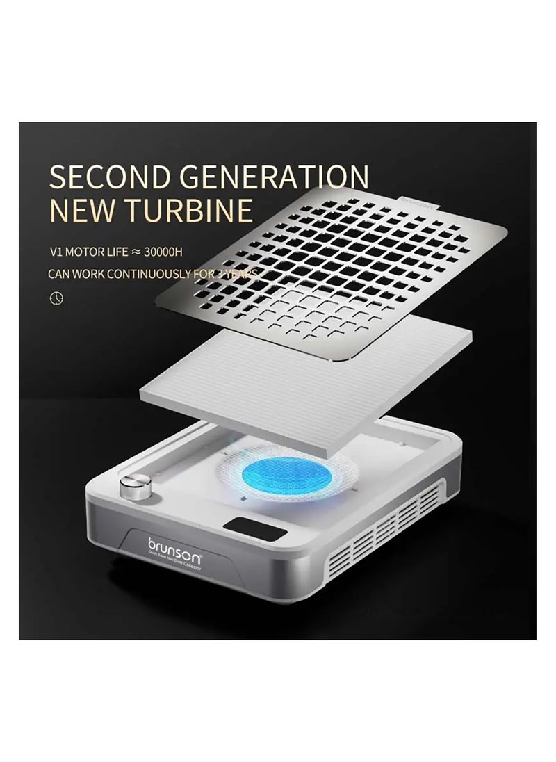 brunson 36W Low Noise Vacuum Cleaner Professional Nail Dust Collector Nail Salon Brushless Manicure Vacuum Cleaner  - Image 5