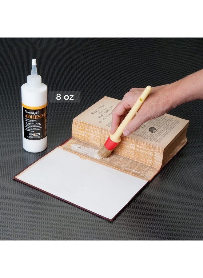 Lineco Neutral Ph Adhesive 8 Oz Acid Free All Purpose Glue Dries Clear And Remains Flexible. Used For Bookbinding And Book Repair Framing Collages Paper Art And Crafts  - Image 2