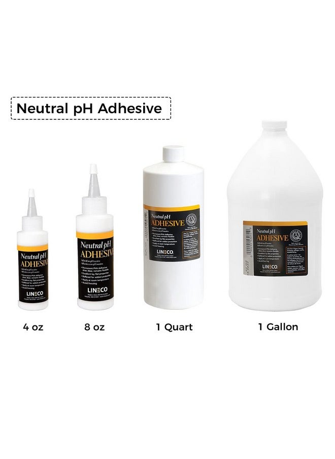 Lineco Neutral Ph Adhesive 8 Oz Acid Free All Purpose Glue Dries Clear And Remains Flexible. Used For Bookbinding And Book Repair Framing Collages Paper Art And Crafts  - Image 3