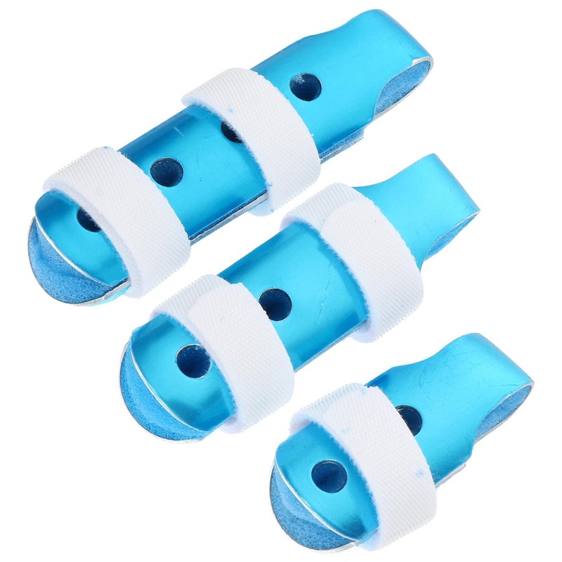 Finger Splints Set Blue S M L Fracture Support Brace Joint Dislocation Fixing Tool - Image 2
