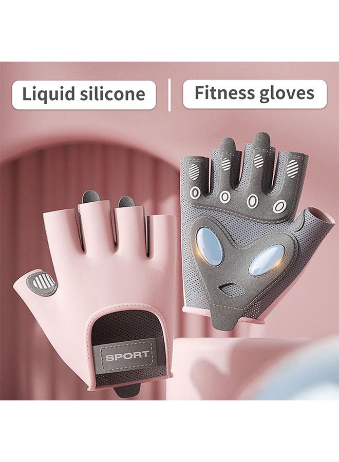 Generic Workout Gloves for Men and Women – Breathable Half-Finger Gym Gloves with Wrist Support, Padded Palm, Anti-Slip Grip for Weightlifting, Cycling, Training  - Image 5
