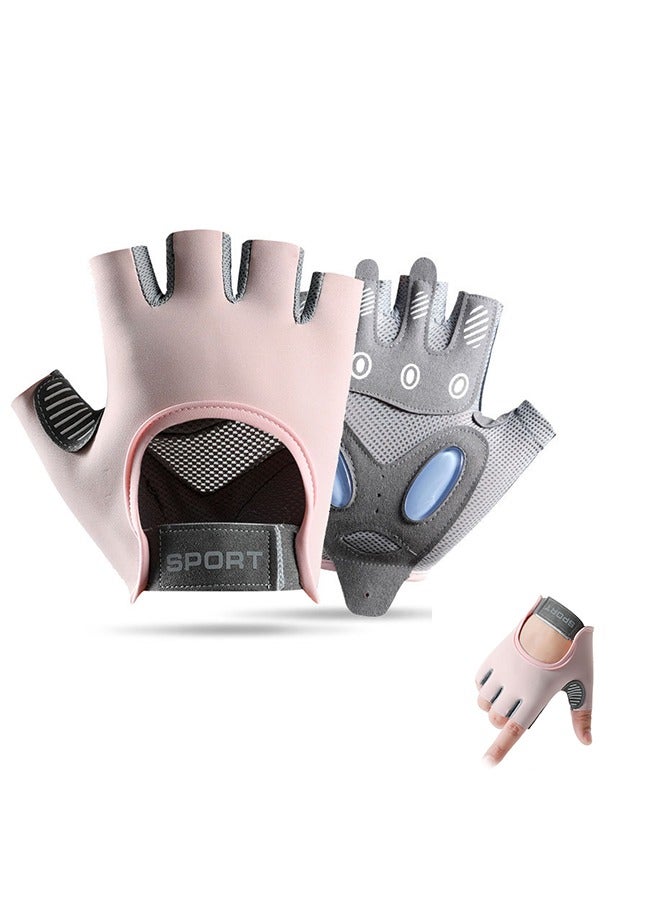 Generic Workout Gloves for Men and Women – Breathable Half-Finger Gym Gloves with Wrist Support, Padded Palm, Anti-Slip Grip for Weightlifting, Cycling, Training  - Image 1