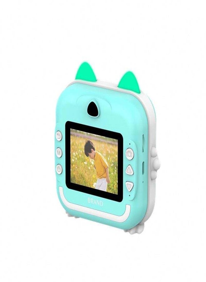 VeeDee Instant Print Camera for Kids, Christmas Birthday Gifts for Girls Boys, Digital Camera with 1080P Videos, Portable Instant Camera Printer Toy for 6+ Years Old Kids (Green Premiun Fancy) - Image 2