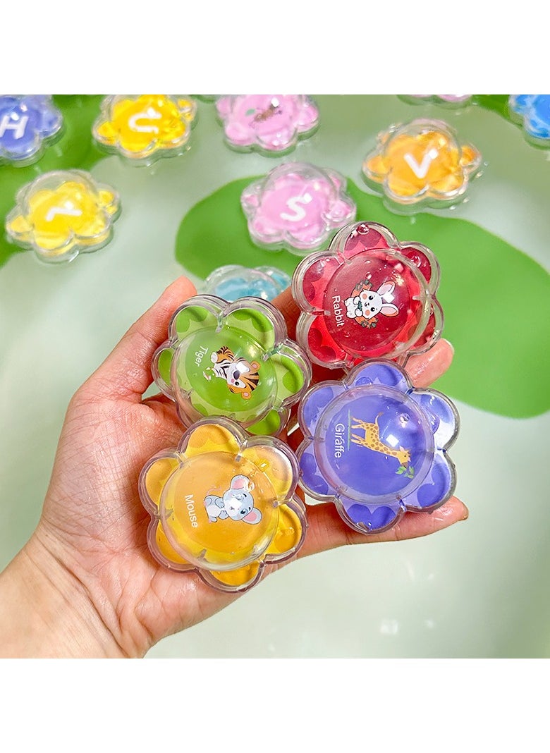 Petal floating bathtub toy, 10 piece bathtub digital set, educational water swimming pool toy learning activity, preschool shower toy gift  - Image 4