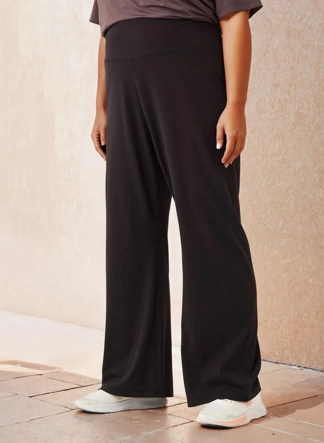 ADOT by Splash Wide Leg Active Leggings