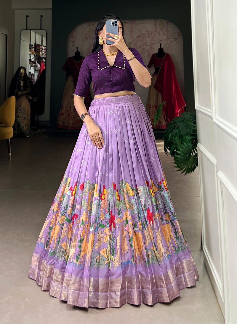 Co-ord Set Collection Purple    Lehenga & Lavender Blouse  - Image 1