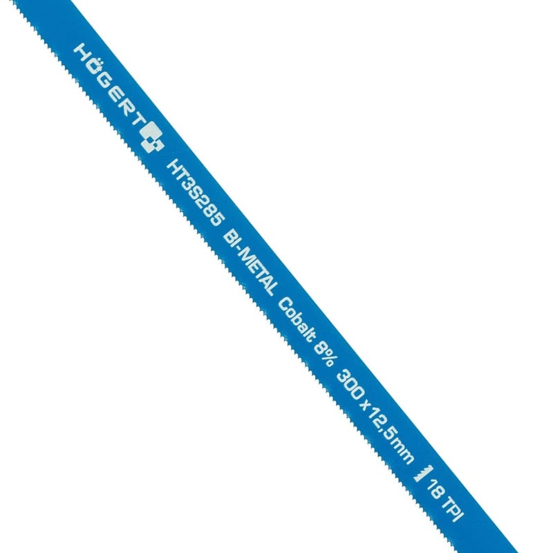 Högert Technik Hogert Technik Germany Hacksaw blades 300 mm 18TPI HSS steel Bimetallic 2 pcs - Image 4