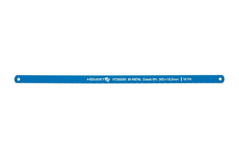 Högert Technik Hogert Technik Germany Hacksaw blades 300 mm 18TPI HSS steel Bimetallic 2 pcs - Image 1