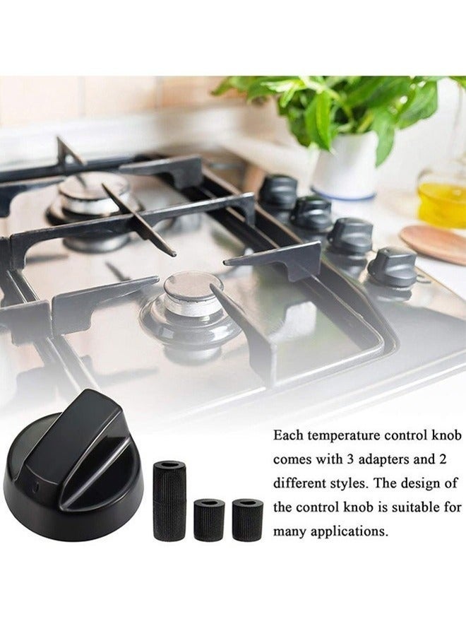 Blutoget 4-Pack Stove Oven Control Knobs with 12 Adapters Universal Replacement Control Knobs for Most Gas and Electric Ovens Stoves Ranges - Image 4