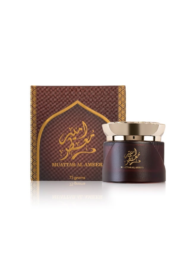 Shaikh Saeed Muattar Al Ameer Oudh Bakhoor Incense 75grams by Hinaidi - Luxurious Arabian Scent - Image 5