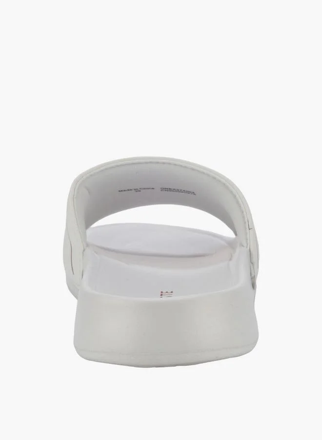 Celeste WHITE Women Embossed Slides for Women | Best Price UAE