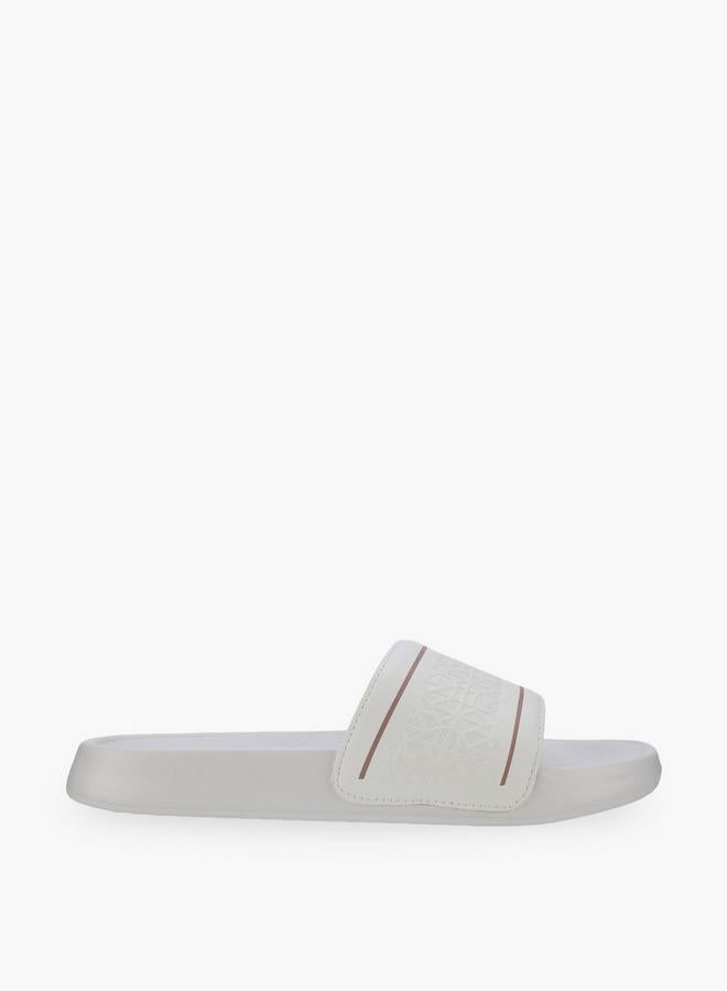 Celeste Women Embossed Slides - Image 2