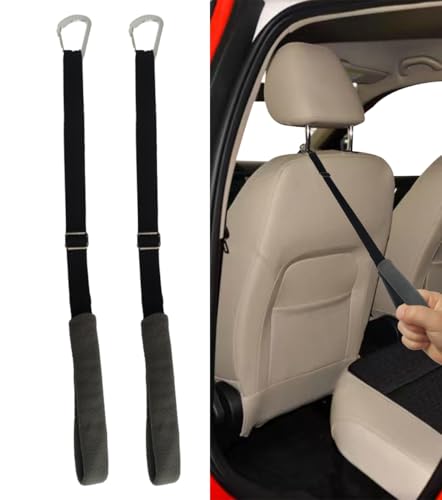 Toeloioh 2Pcs Kids Headrest Grab Handles for Children Entry and Exit The Car Kid and Elderly Long Handle Assist Grab - Image 1
