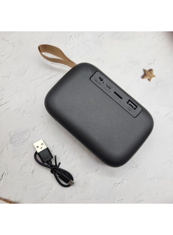 NIBEMINENT Bluetooth Speaker Large Volume Subwoofer Outdoor Portable Card Small Speaker Home Desktop Small Mini Speaker  - Image 2
