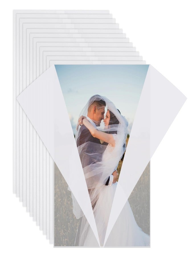 LazyMe 50 Pack Pre-Folded Vellum Jackets for 5x7 Invitations, 115 GSM Translucent Vellum Paper 5x7 Invitation Sleeves, Wedding Invitation Wraps for Weddings, Birthdays, Baby Showers - Image 1