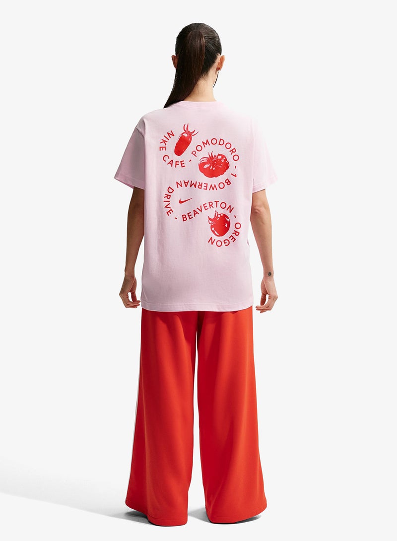 Nike Nsw Classic Boyfriend Café Tomato T-Shirt - Image 2