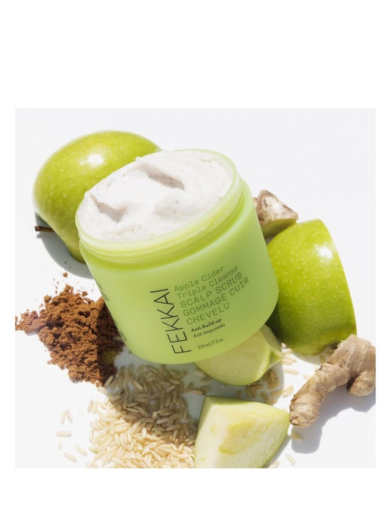 Fekkai Apple Cider Triple Cleanse Scrub 220ml - Image 2
