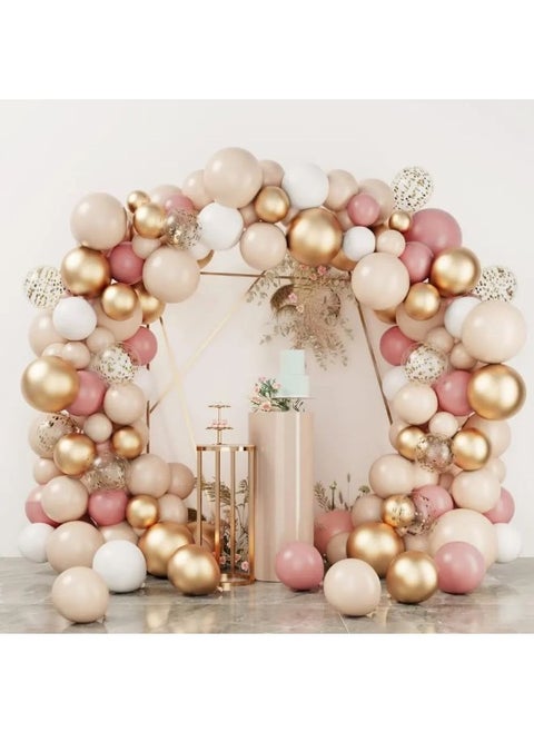 Bohemian style balloon set, with balloons of multiple sizes, with tape, suitable for Eid, party, birthday, Ramadan and other festivals