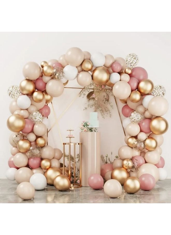 Bohemian style balloon set, with balloons of multiple sizes, with tape, suitable for Eid, party, birthday, Ramadan and other festivals