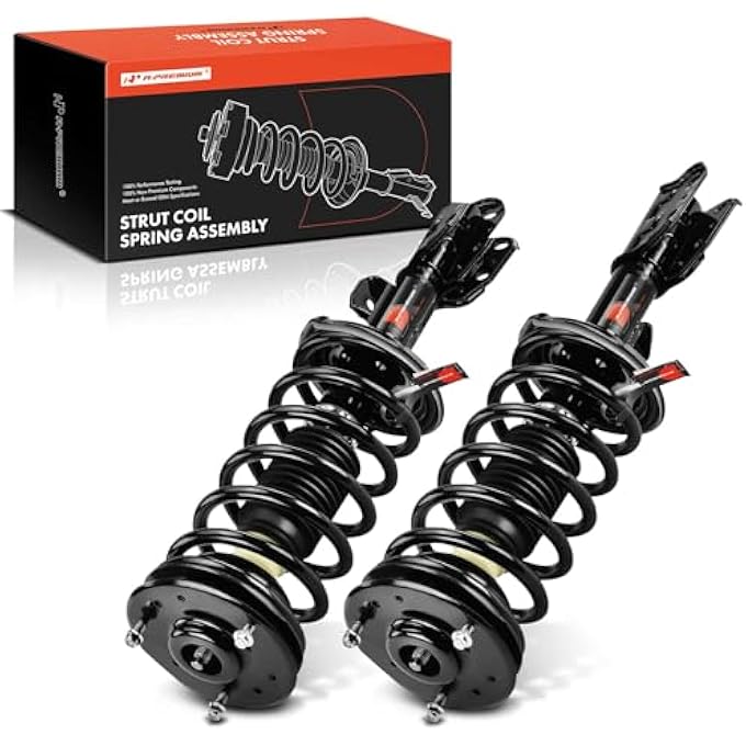 A-Premium Front Pair 2 Complete Strut And Coil Spring Assembly Compatible With Saturn Vue 20062007 Driver And Passenger Side Replace 18810078 18810077 - Image 2