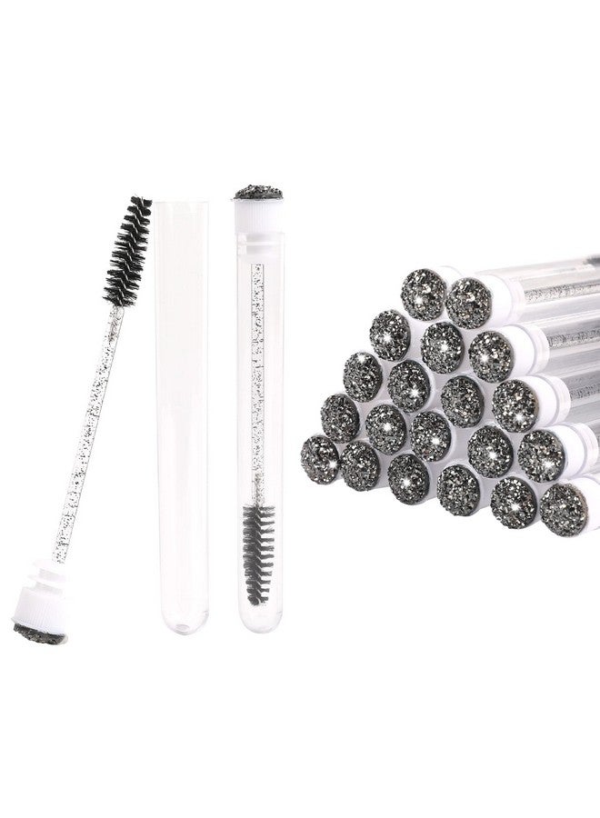 Sliverdew 20 Pcs Mascara Brushes Disposable Empty Mascara Wand Tubes Set Eyelash Brushes Eyebrow Brush Mascara Brush Comb Makeup Tool Cleaning Brush For Eyelash Extension - Image 1