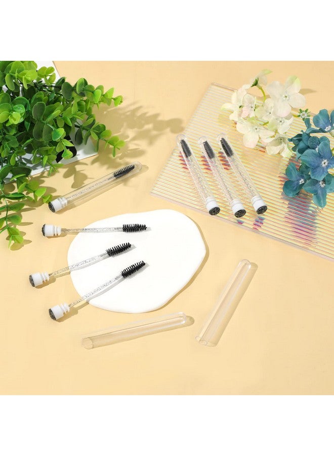 Sliverdew 20 Pcs Mascara Brushes Disposable Empty Mascara Wand Tubes Set Eyelash Brushes Eyebrow Brush Mascara Brush Comb Makeup Tool Cleaning Brush For Eyelash Extension - Image 5