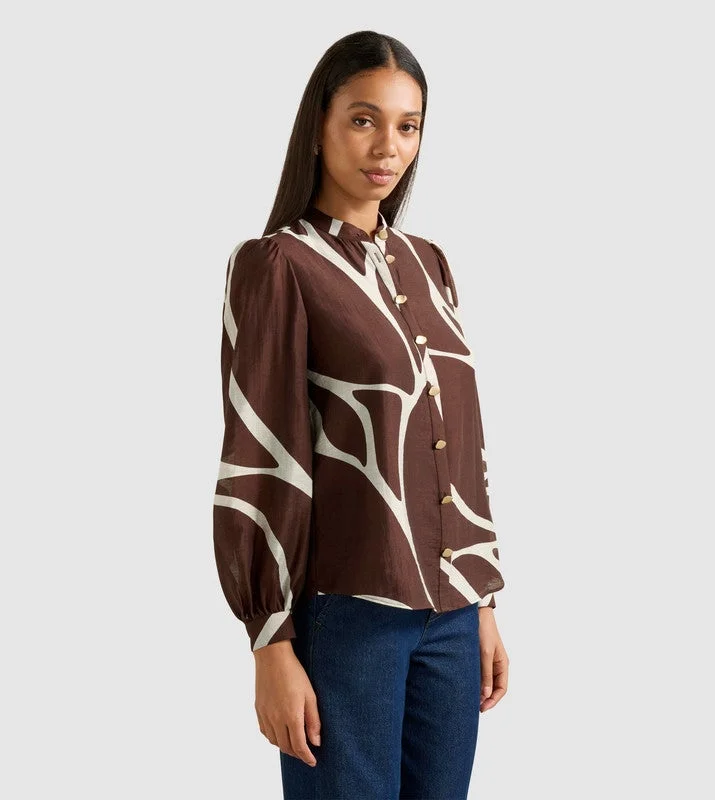 forever new  Sh13510-Multi Women's Blouse for Women | Best Price UAE