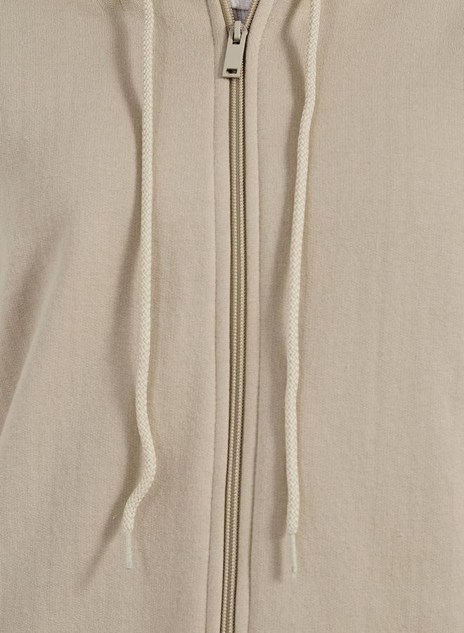 ستايلي هودي طويل فضفاض بسحَّاب غلق - Image 4