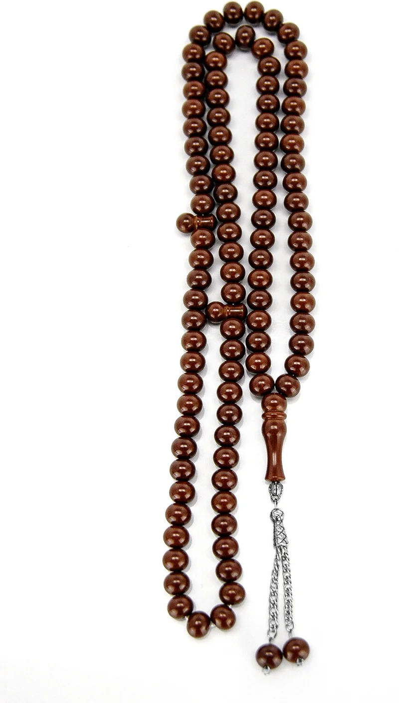 İhvan Online Dervish Rosary 99 Lu 8 mm Acrylic 1 Piece Brown
