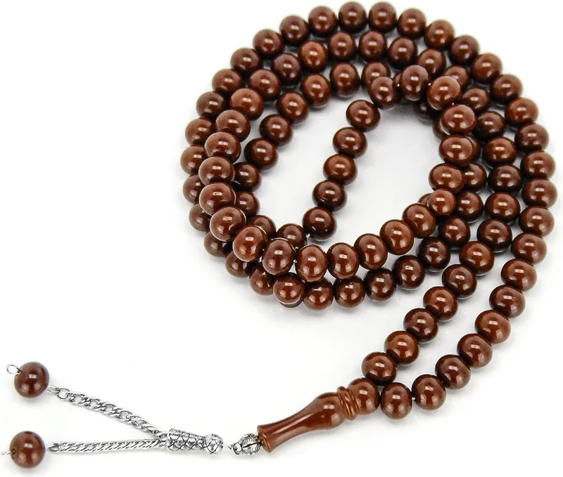 İhvan Online Dervish Rosary 99 Lu 8 mm Acrylic 1 Piece Brown