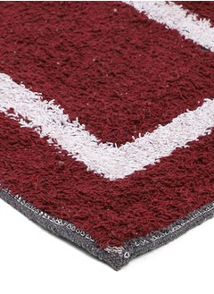 Status Contract Status Contract Microfiber Soft and Super Absorbent Door Mat/Bath Mat- 38X58 CM (Maroon)  - Image 5
