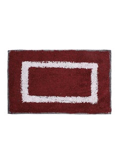 Status Contract Status Contract Microfiber Soft and Super Absorbent Door Mat/Bath Mat- 38X58 CM (Maroon)  - Image 2