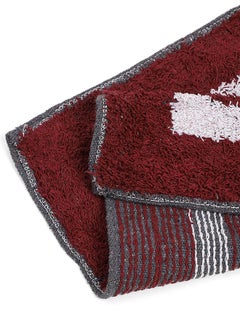 Status Contract Status Contract Microfiber Soft and Super Absorbent Door Mat/Bath Mat- 38X58 CM (Maroon)  - Image 4