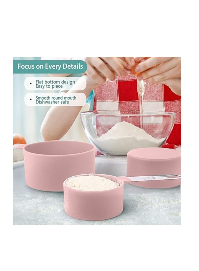 Spaceshoop Measuring Cups and Spoons Set 8 Piece with Stainless Steel Handles - Image 4