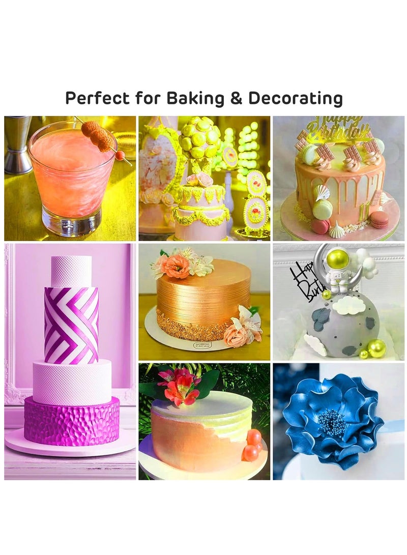 15 جرام من مسحوق لامع معدني لتزيين الكعك والإكسسوارات لتزيين الكيك، صناعة يدوية - Image 2