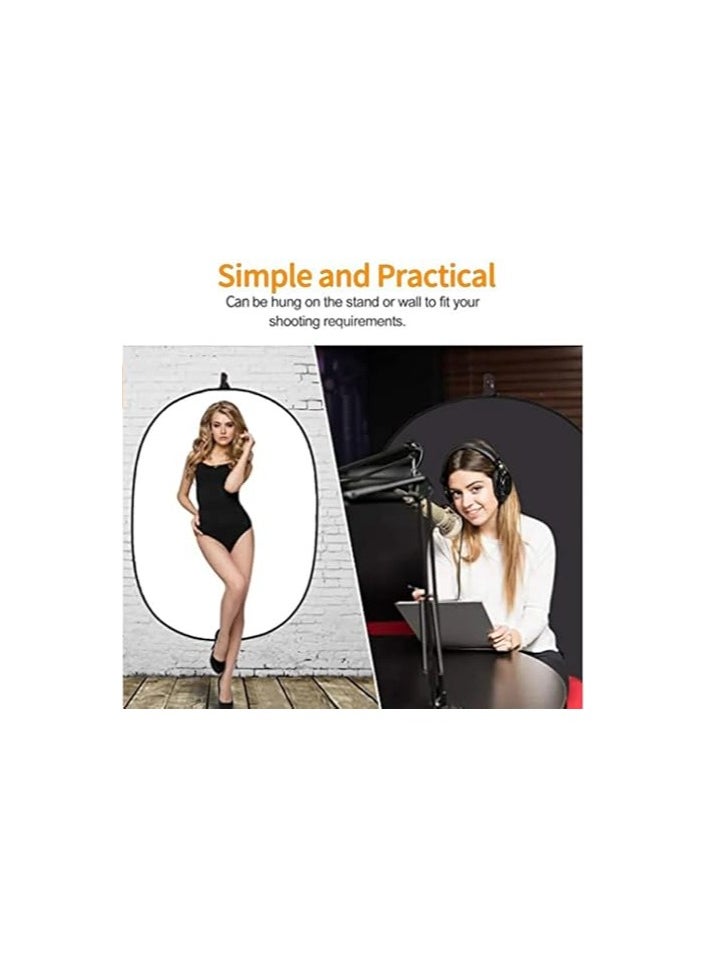 PROMAGE Promage 150x200cm Black/White Reflector for Live Streaming, Video Shooting, and Portrait Photography  - Image 2