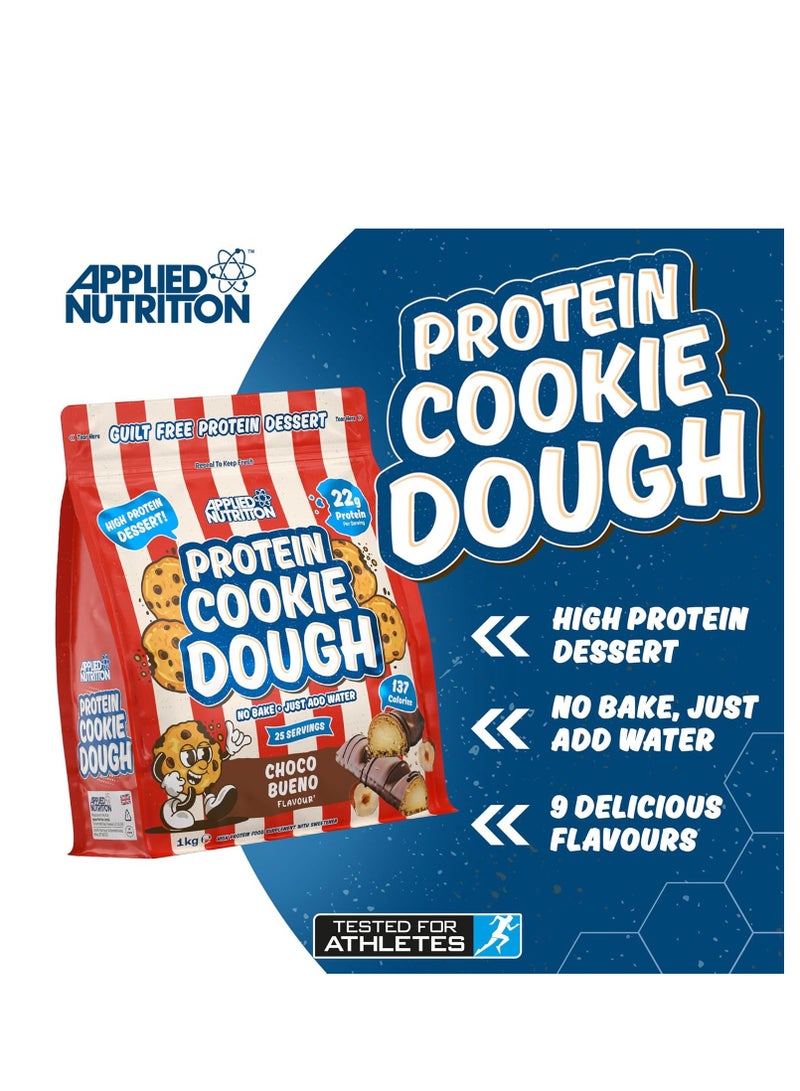 Applied Nutrition Protein Cookie Dough, 22g Protein, High Protein Dessert,Choco Beuno, 25 Servings - Image 2