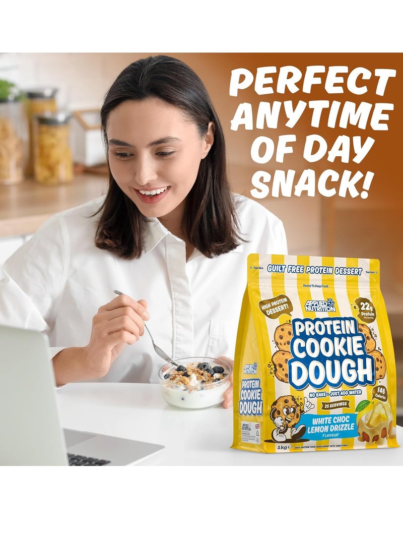 Applied Nutrition Protein Cookie Dough, 22g Protein, High Protein Dessert,Choco Beuno, 25 Servings - Image 5