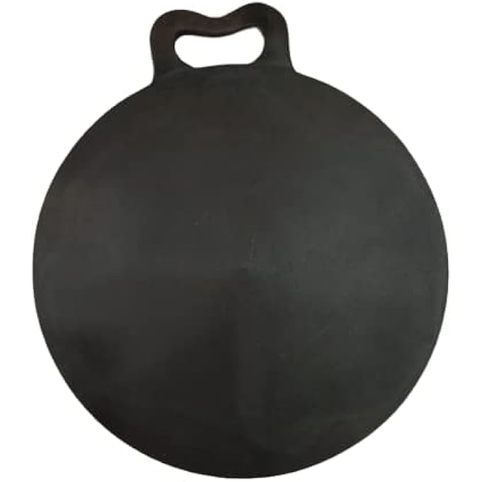 ريحني دوسا تاوا من الحديد الزهر مقرمش دوسا تاوا مثالي للطهي على الغاز، وعلى أسطح الطهي الكهربائية متبلة مسبقا 10 - Image 4