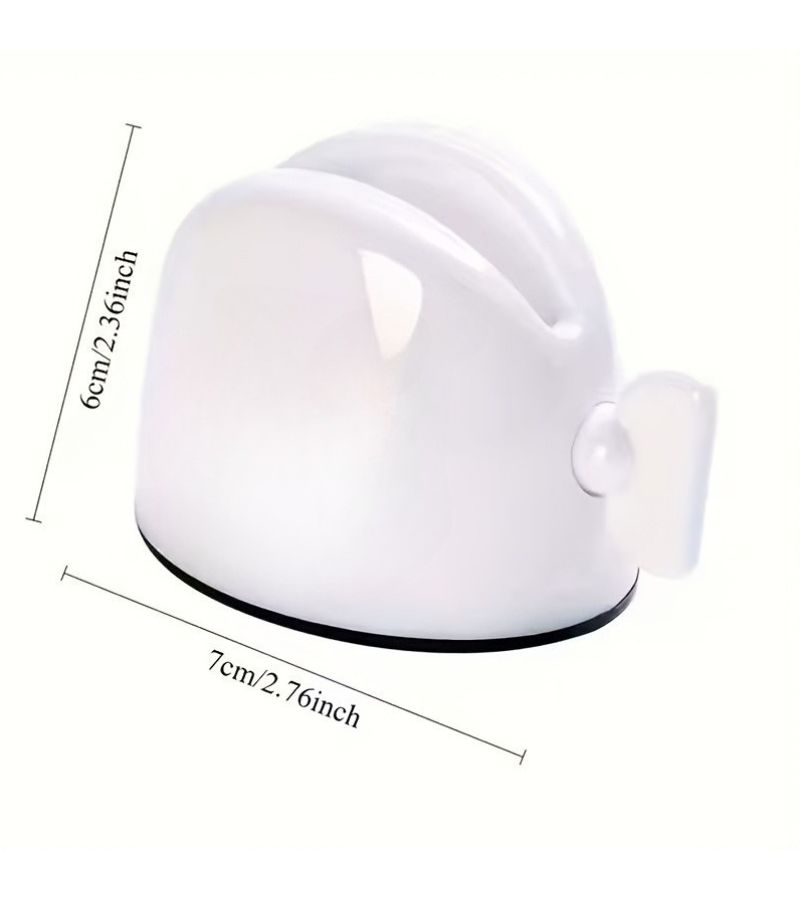 Manual Toothpaste Dispenser 1pc Easy Squeeze No Waste Home Salon Butterfly Flower Decor - Image 3