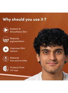 Man Matters Rejuv Face Serum | Radiant Skin, Fights Acne, Acne Scars, Aging & Dark Spots | 10% Niacinamide & 2% Kakadu Plum (The Purest Form Of Vitamin C) | Co-Created By Dermatologists | 30 Ml  - Image 2