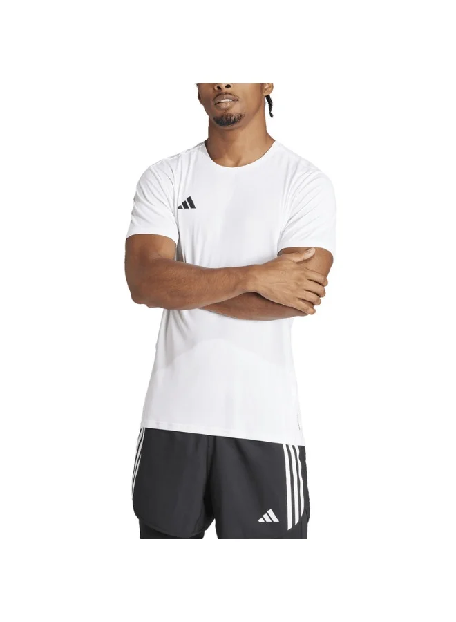 Adidas Adidas Adizero E Tee White T-Shirt (Short Sleeve) T-Shirts For Men