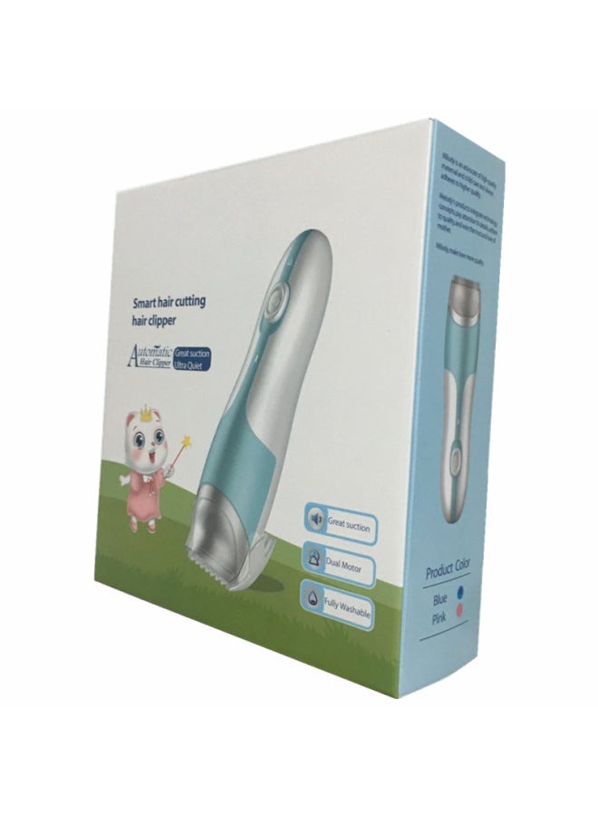 Milady مقص شعر الأطفال ماكينة حلاقة كهربائية للأطفال ماكينة حلاقة رأس الأطفال قابلة للشحن منزلية أوتوماتيكية صامتة شفط كبير للأطفال - Image 1