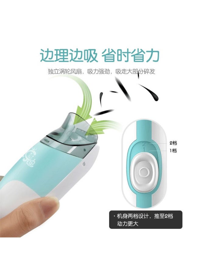 Milady مقص شعر الأطفال ماكينة حلاقة كهربائية للأطفال ماكينة حلاقة رأس الأطفال قابلة للشحن منزلية أوتوماتيكية صامتة شفط كبير للأطفال - Image 4