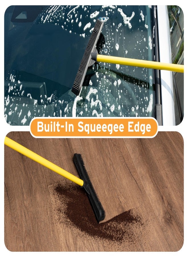 FURemover Pet Hair Removal Rubber Broom, 61" Telescopic Handle - Image 4