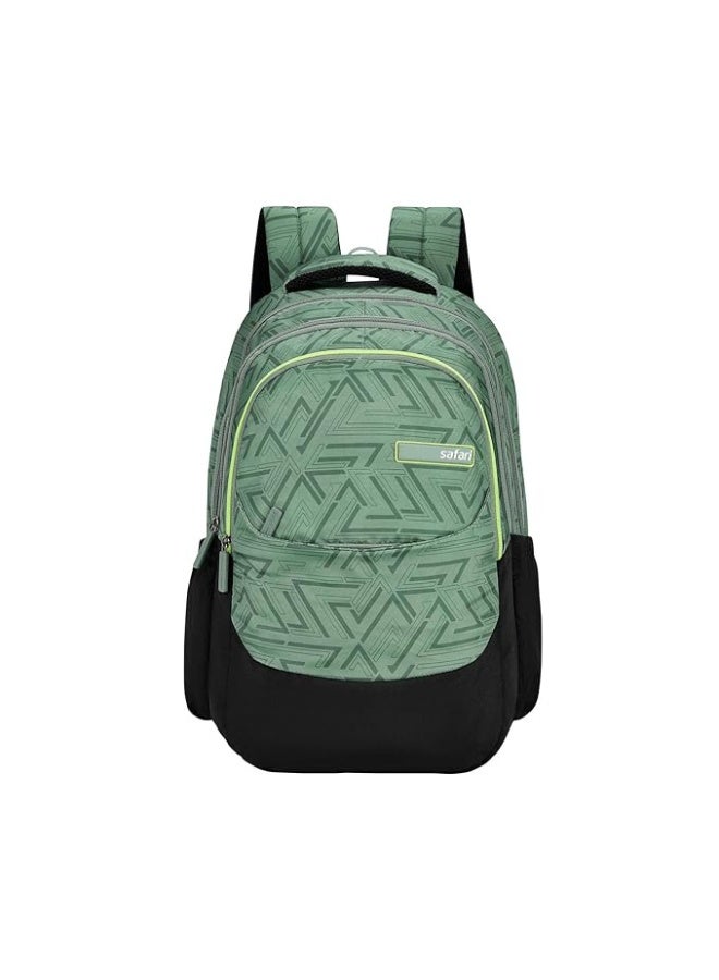 Safari 37L Printed Laptop Backpack, 3 Compartments, Organizer, Bottle Holder, Front Pocket, School and College Bag for Boys and Girls, Office and Travel Bag for Men and Women - Image 1