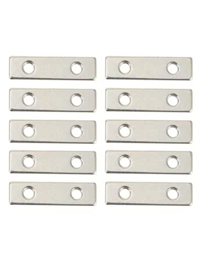 M5 Aluminum Dual Hole T Nuts Gaskets For CNC Milling 3D Printer Accessories 10 Pack - Image 1